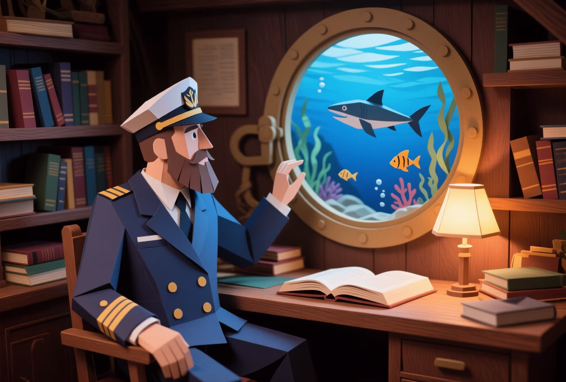 En Världsomsegling Under Havet (Mellannivå)