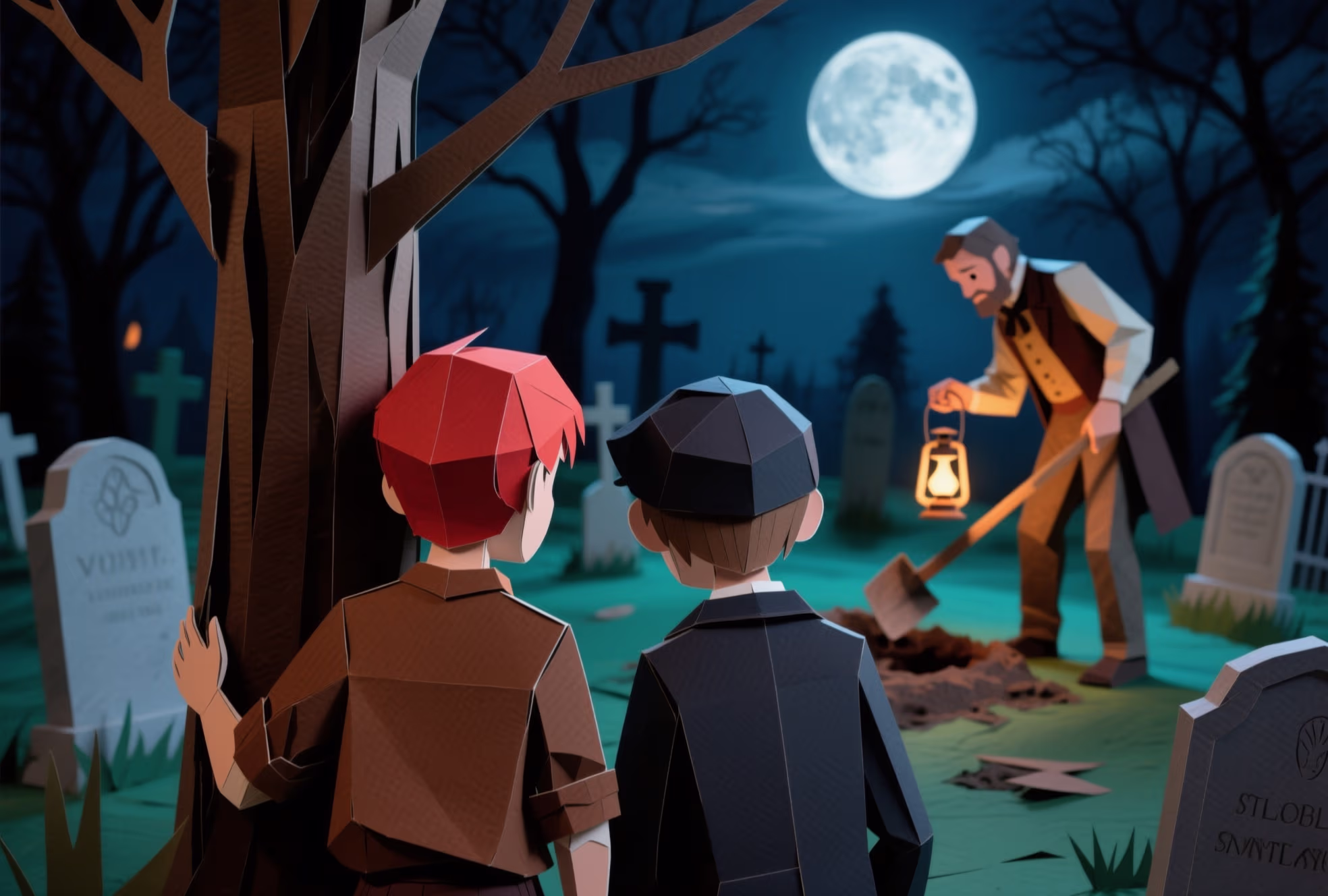 Tom Sawyers Äventyr (Mellannivå)